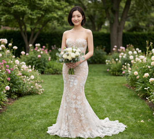 这件婚纱我真的吹爆！